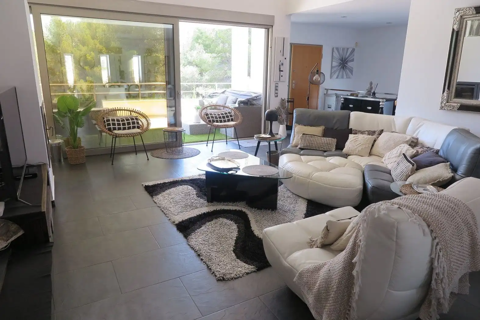 Sala de estar de Casa o chalet en venta en Altea con Aire acondicionado, Calefacción y Jardín privado
