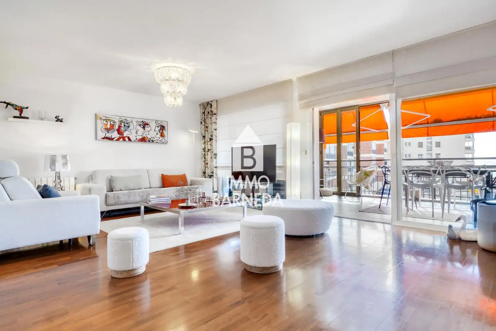 Sala de estar de Piso en venta en Roses con Calefacción, Terraza y Piscina