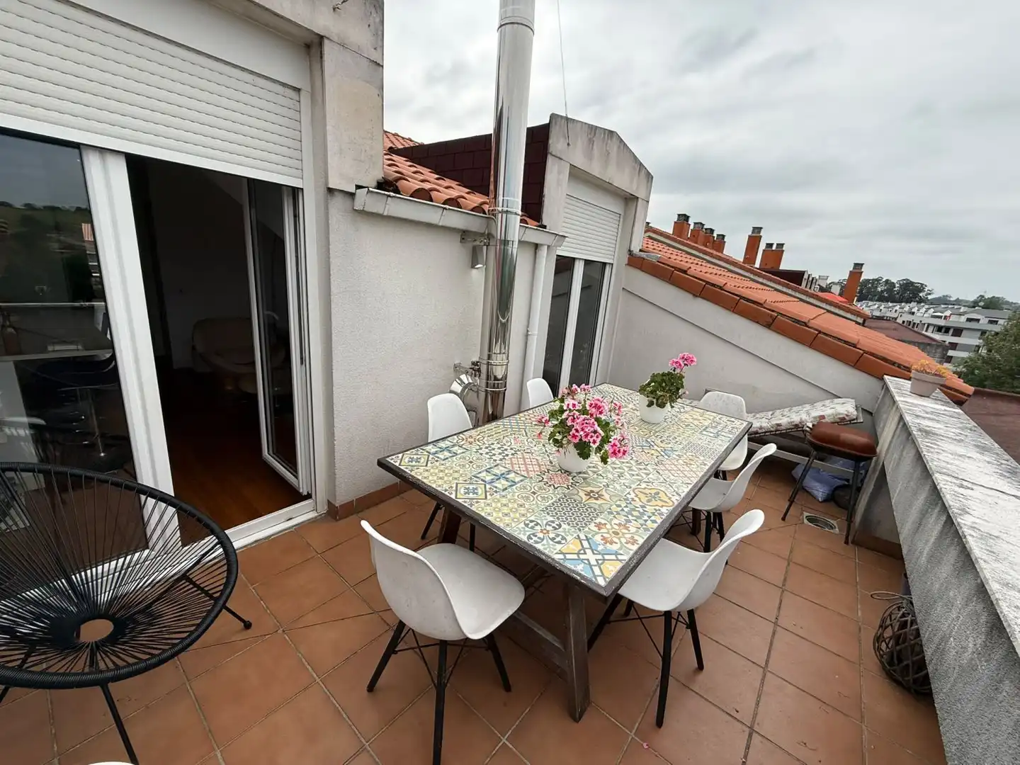 Terrace of Attic for sale in Entrambasaguas  with Heating, Parquet flooring and Terrace
