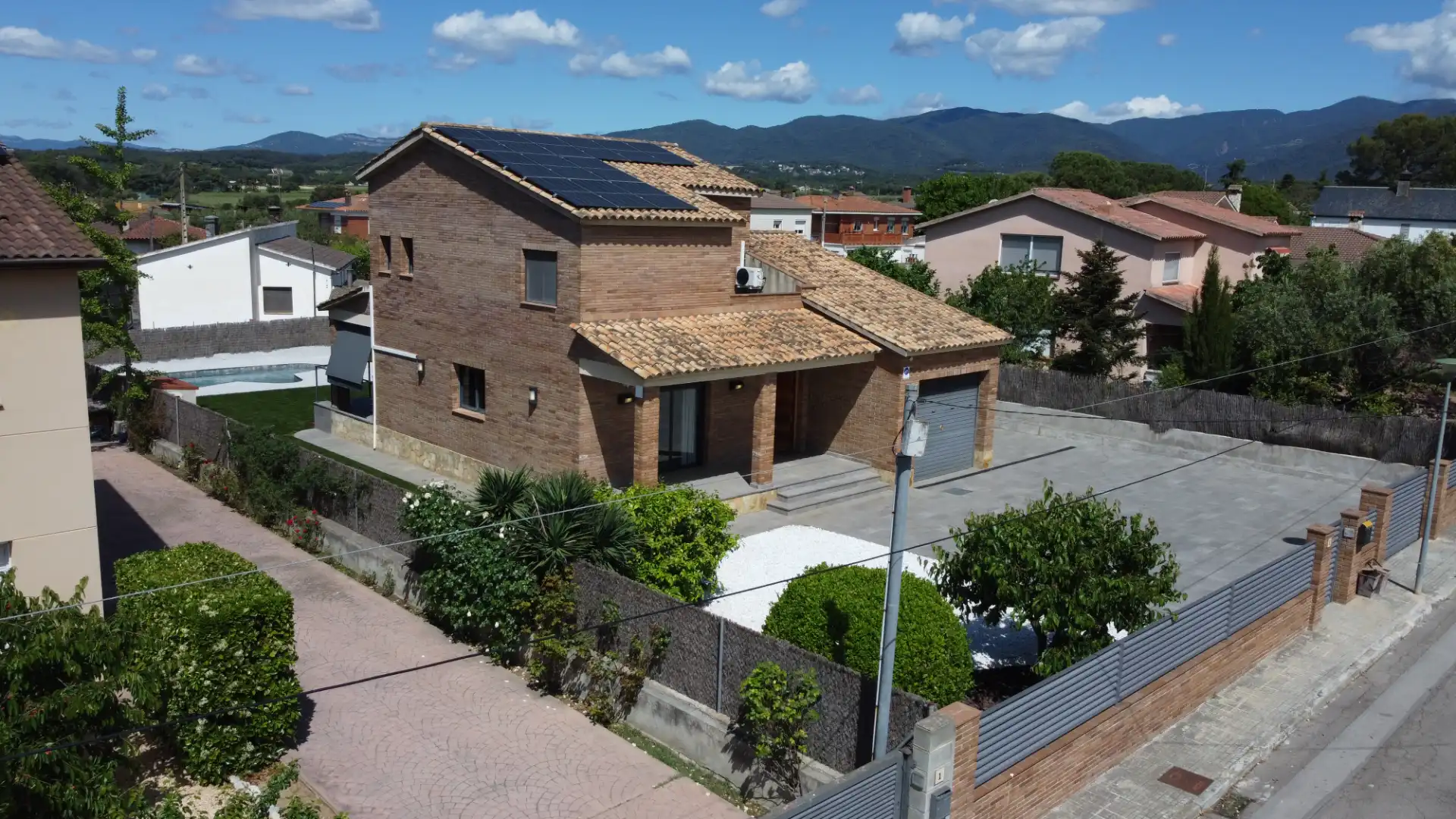 Exterior view of Houses for sale in Sant Antoni de Vilamajor  with Air Conditioner, Heating and Private garden