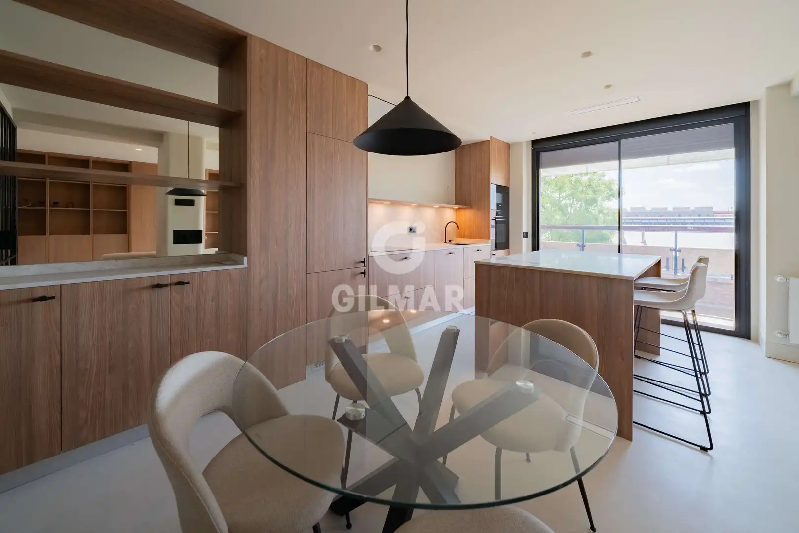 Kitchen of Flat for sale in Madrid  with Heating, Furnished and Balcony