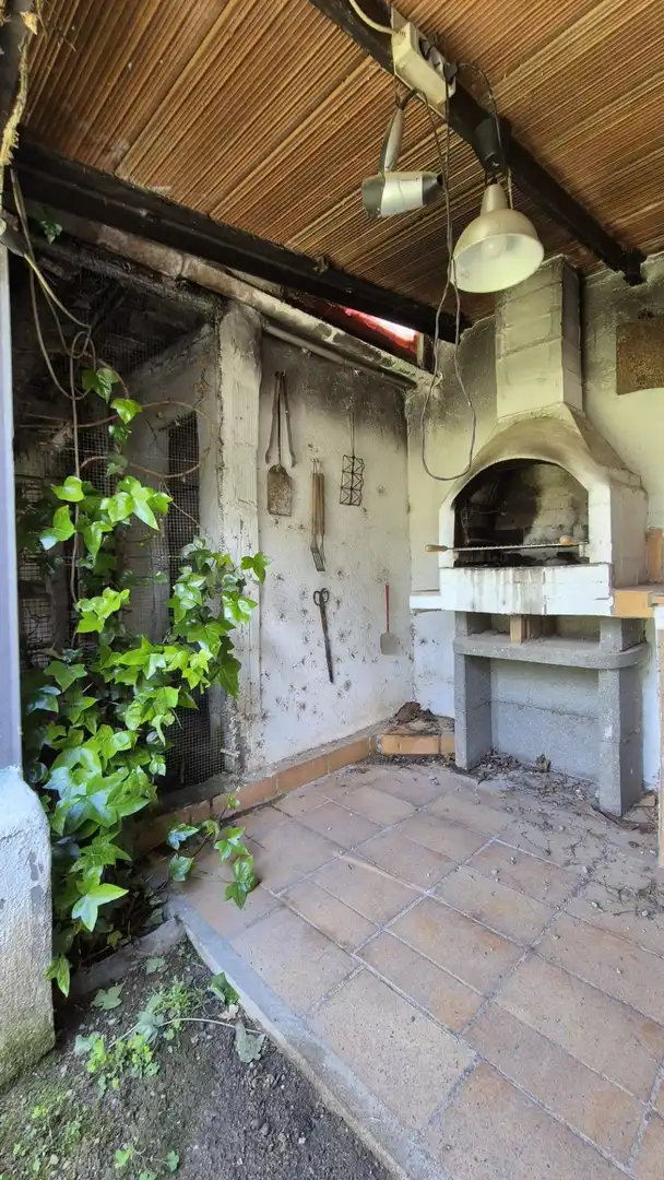 Cuina de Casa o xalet en venda en Castellar del Vallès amb Aire condicionat, Jardí privat i Terrassa