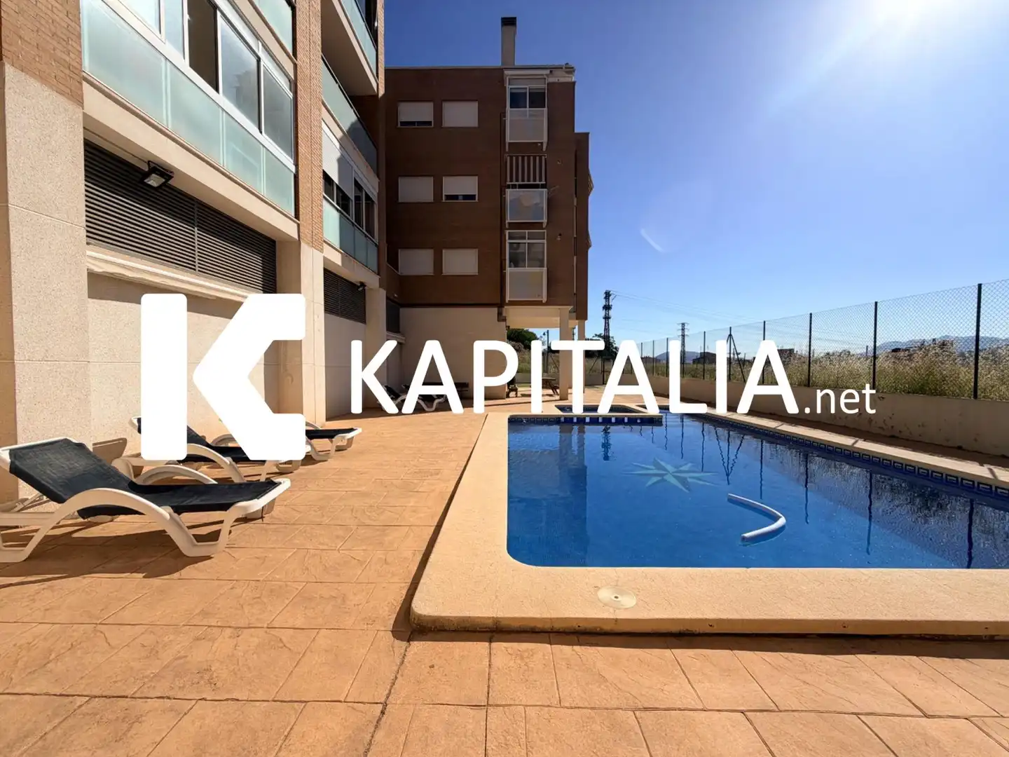 Swimming pool of Flat for sale in Alcoy / Alcoi  with Air Conditioner, Heating and Terrace