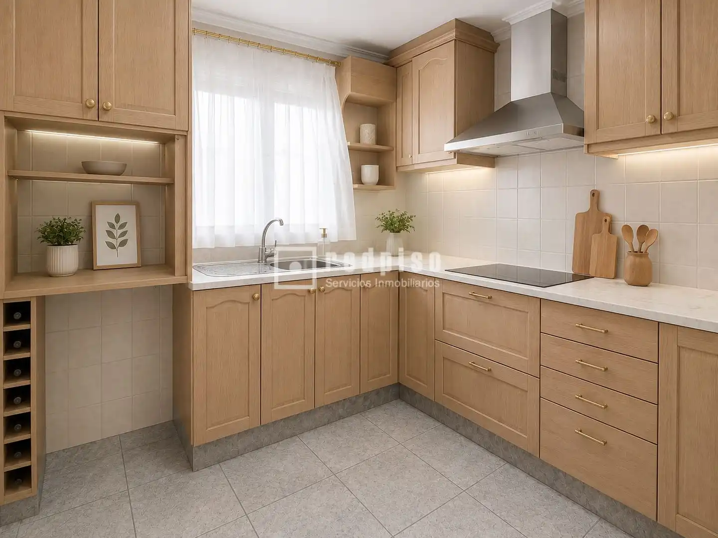 Cocina de Piso en venta en Valencia con Aire acondicionado y Trastero