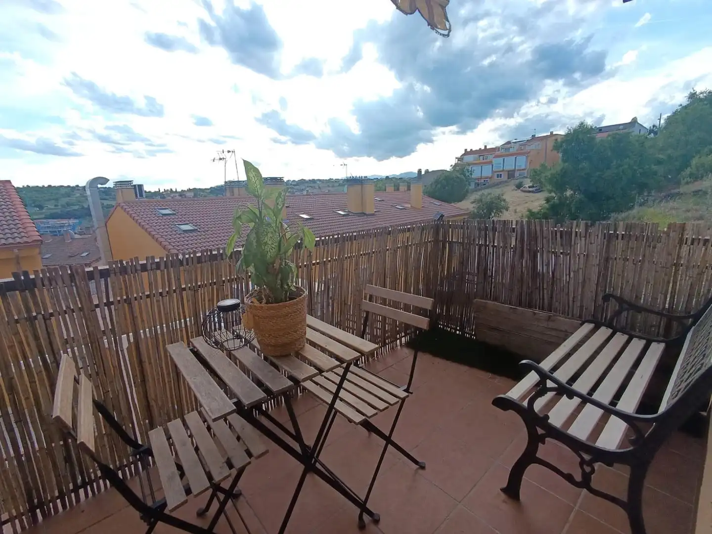 Terraza de Casa o chalet en venta en El Molar (Madrid) con Aire acondicionado, Calefacción y Jardín privado