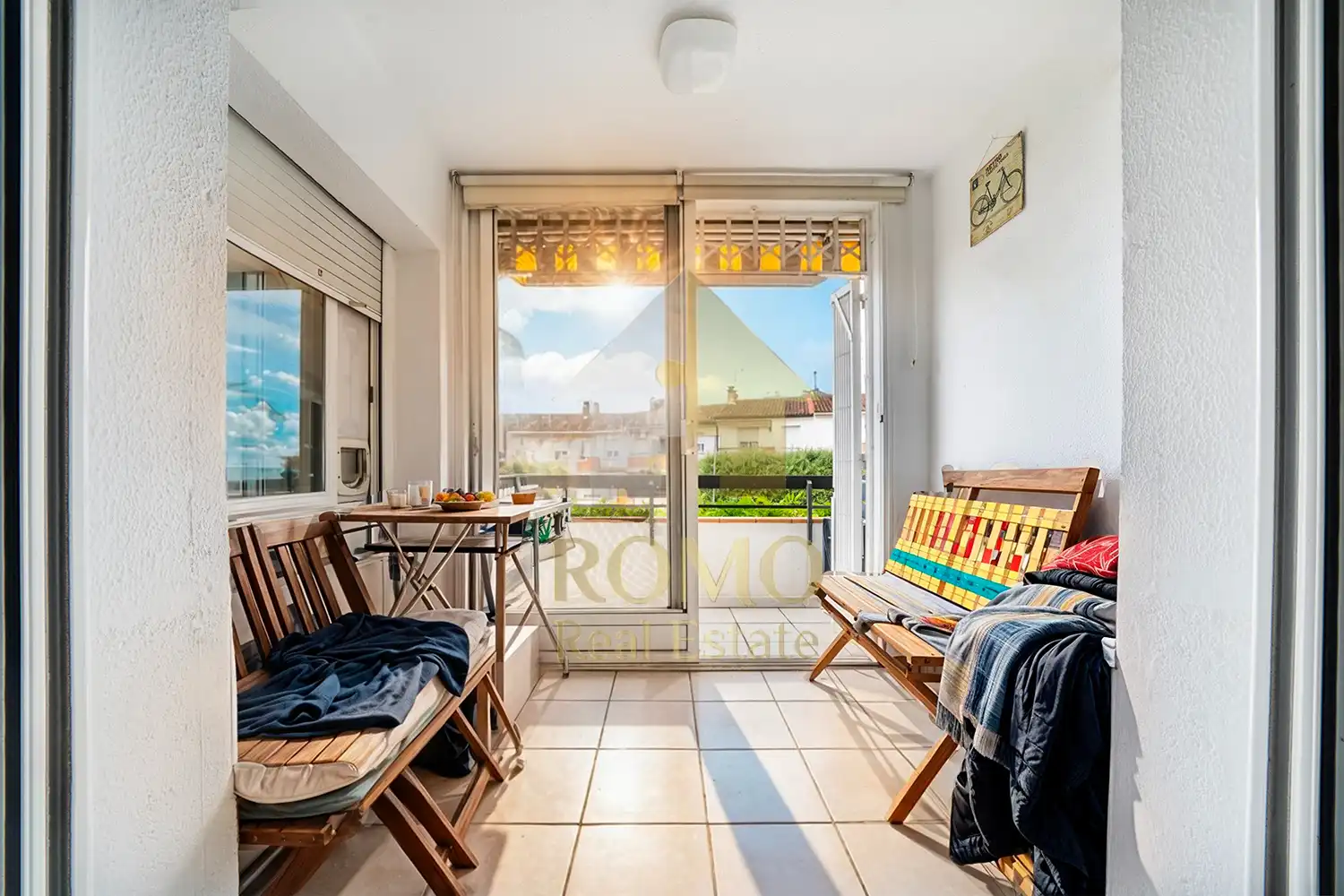 Terraza de Casa adosada en venta en Santa Perpètua de Mogoda con Aire acondicionado, Calefacción y Jardín privado