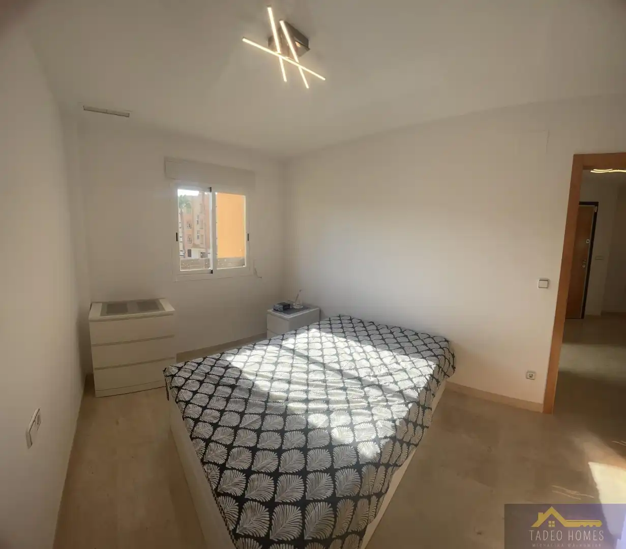 Dormitori de Apartament de lloguer en Murcia amb Aire condicionat, Calefacció i Terrassa