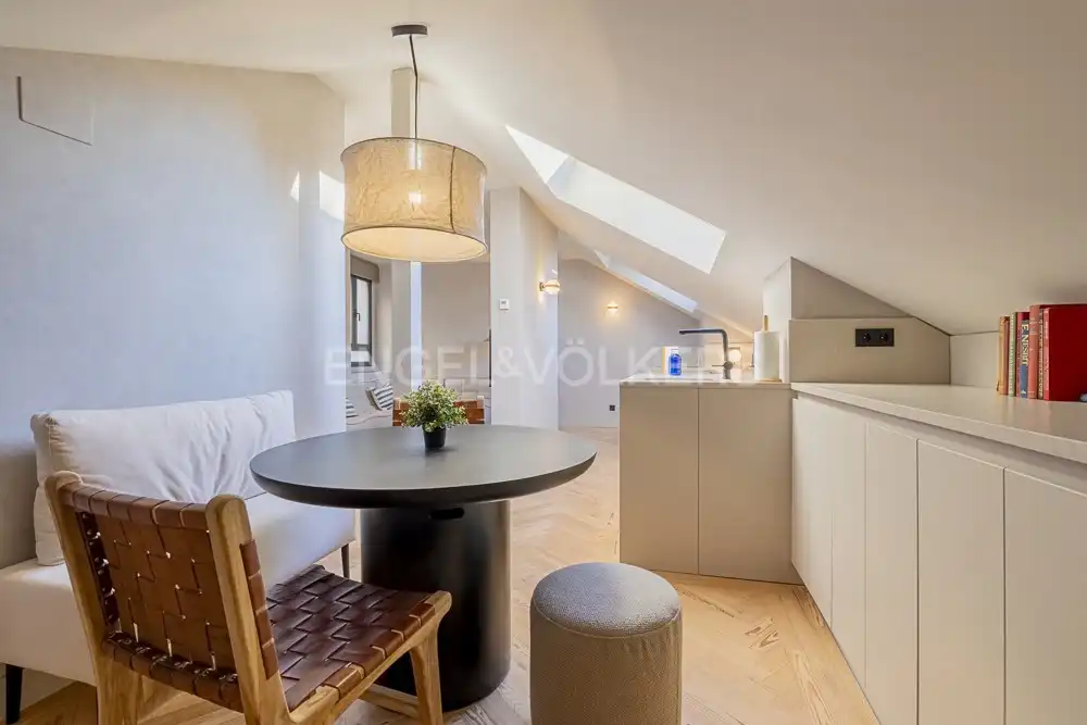 Kitchen of Flat for rent in Madrid  with Air Conditioner, Heating and Furnished