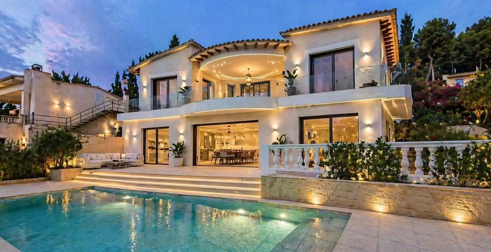 Terrassa de Casa o xalet en venda en Calvià amb Aire condicionat, Jardí privat i Terrassa