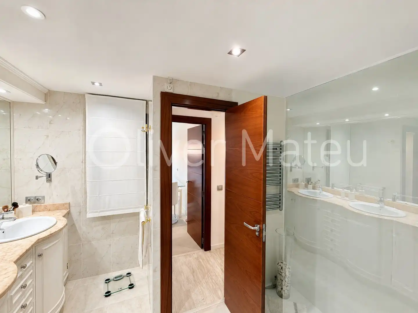 Badezimmer von Dachboden zum Verkauf in  Palma de Mallorca mit Klimaanlage, Parkett und Terrasse