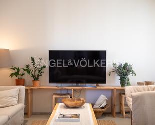 Living room of Apartment to rent in  Valencia Capital  with Air Conditioner and Terrace