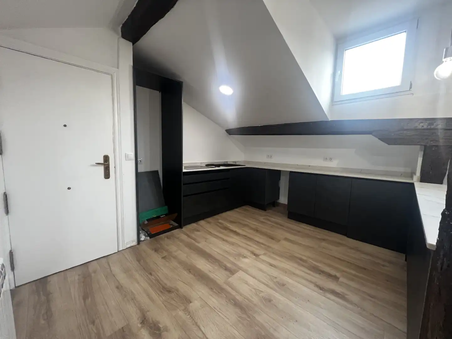 Cocina de Ático en venta en Santander con Calefacción, Jardín privado y Parquet