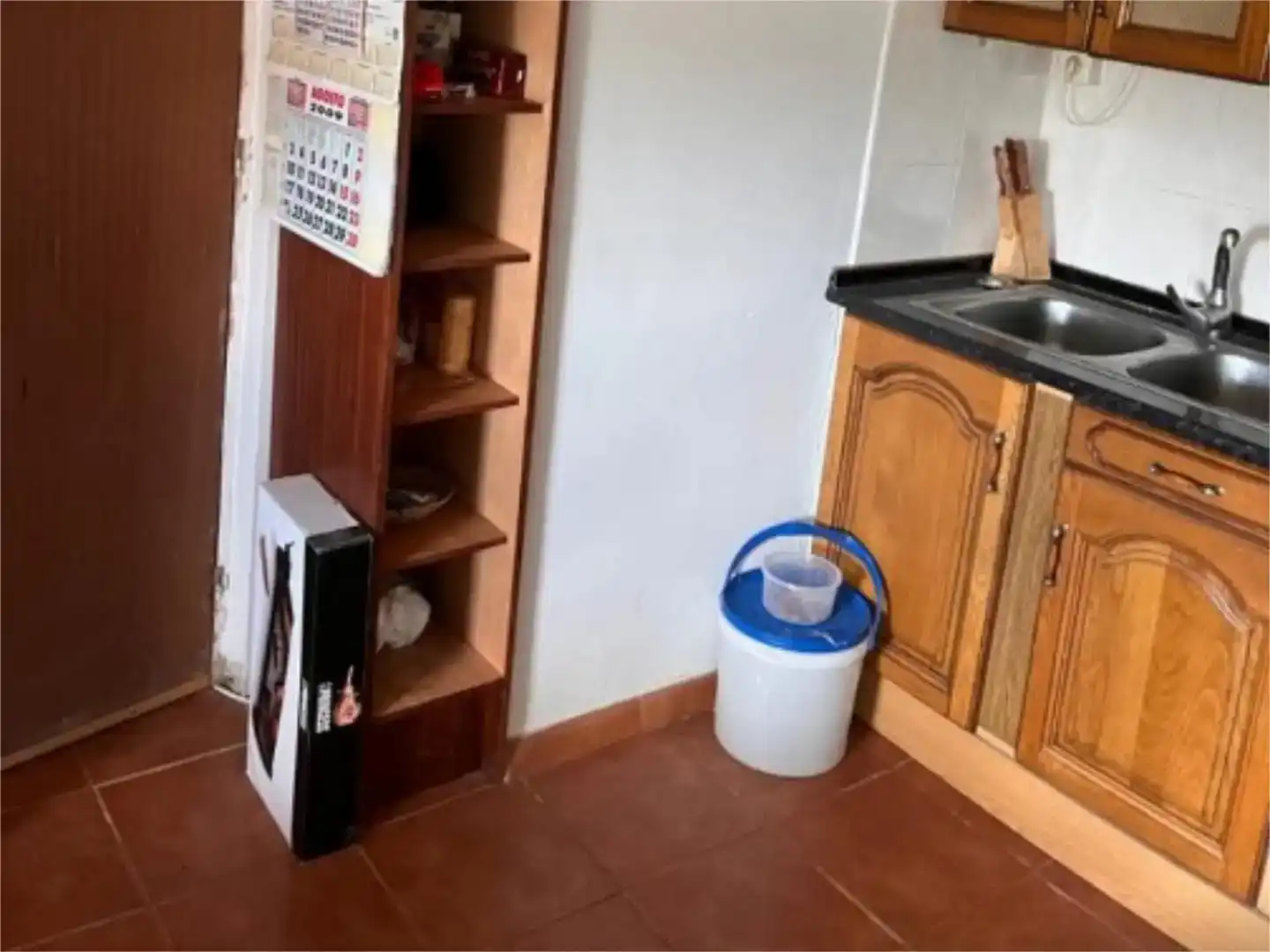 Cocina de Planta baja en venta en Santa María del Páramo con Trastero y Amueblado
