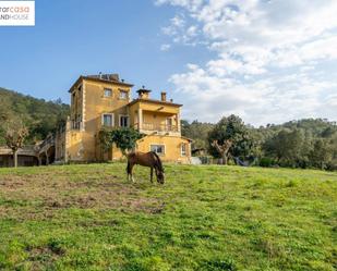 Exterior view of Country house for sale in Caldes de Malavella  with Air Conditioner, Heating and Private garden