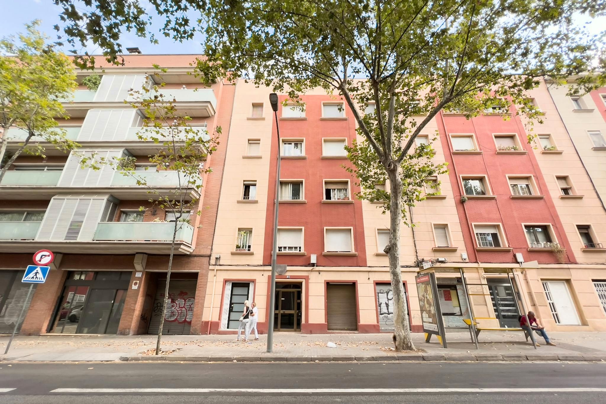 Vista exterior de Pis de lloguer en  Barcelona Capital amb Aire condicionat, Calefacció i Rentadora
