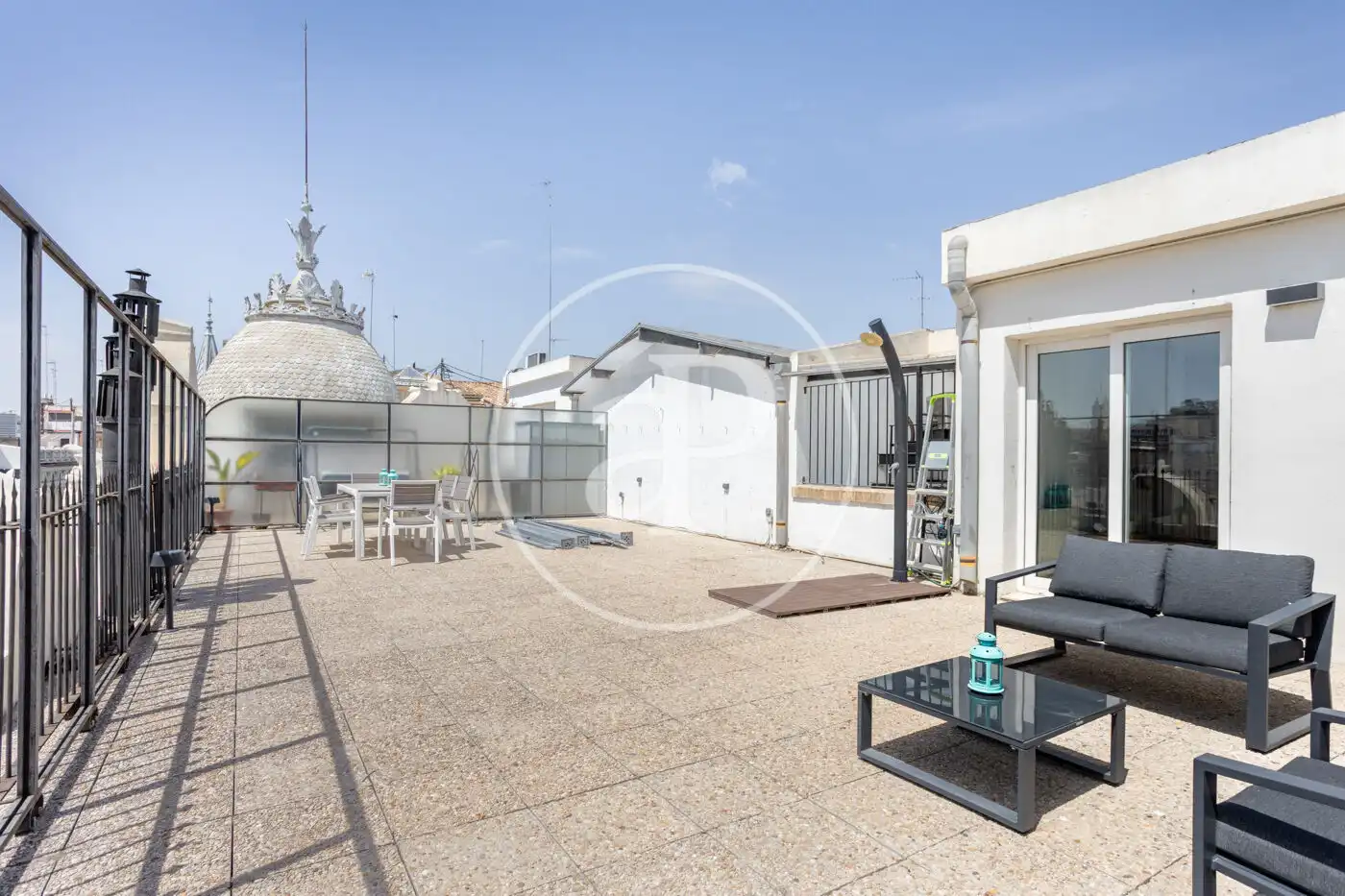 Terrace of Attic for rent in Valencia  with Air Conditioner, Heating and Terrace