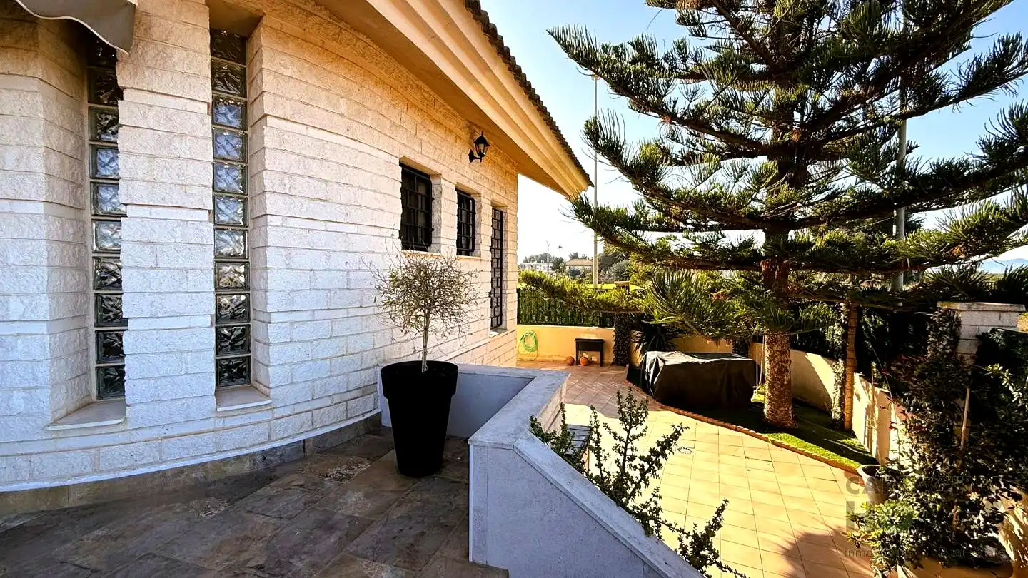 Terraza de Casa adosada en venta en Cartagena con Aire acondicionado, Jardín privado y Parquet