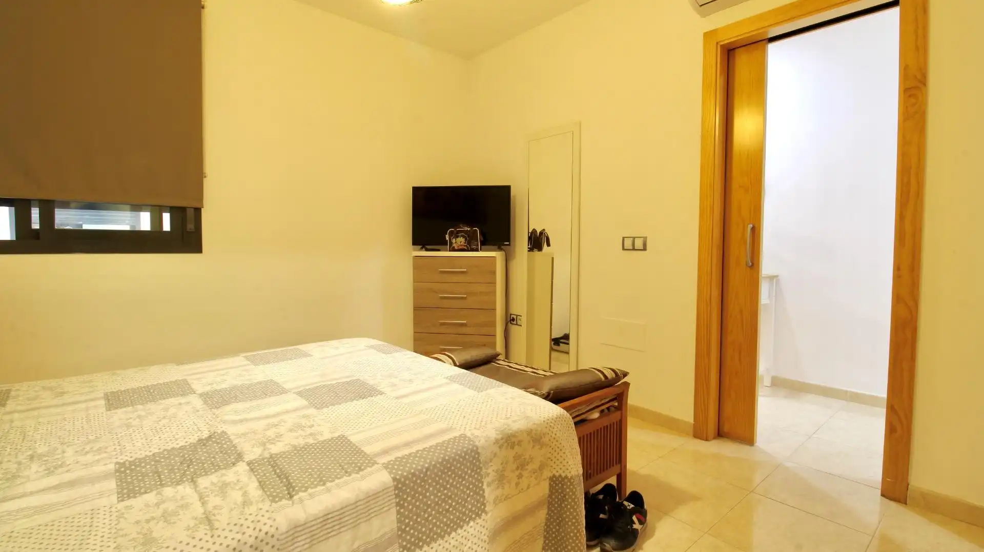 Bedroom of Flat for sale in Vícar  with Air Conditioner, Private garden and Terrace