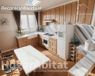 Kitchen of Flat for sale in  Valencia Capital  with Terrace and Balcony