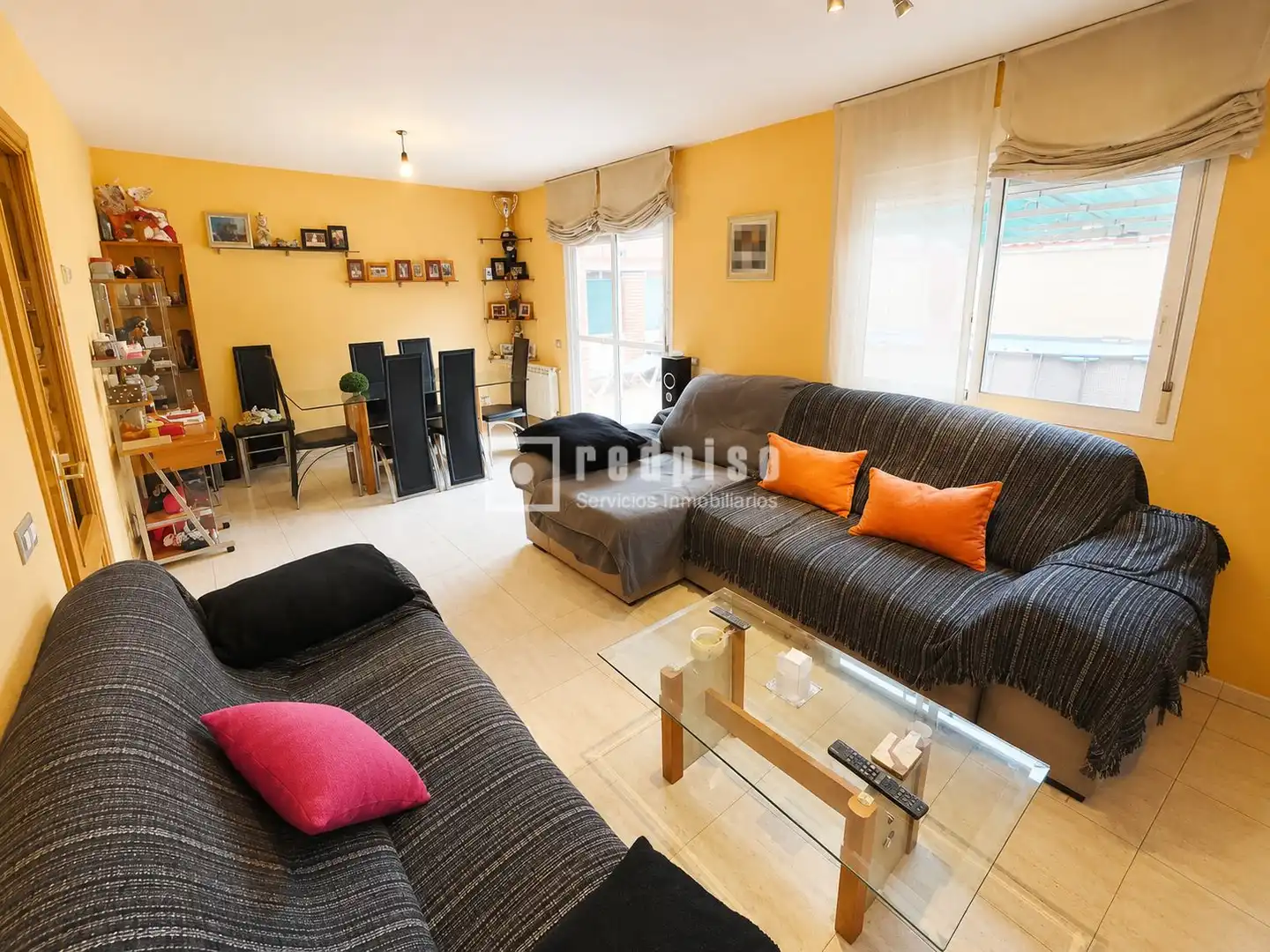 Sala d'estar de Casa o xalet en venda en Alovera amb Calefacció, Jardí privat i Terrassa