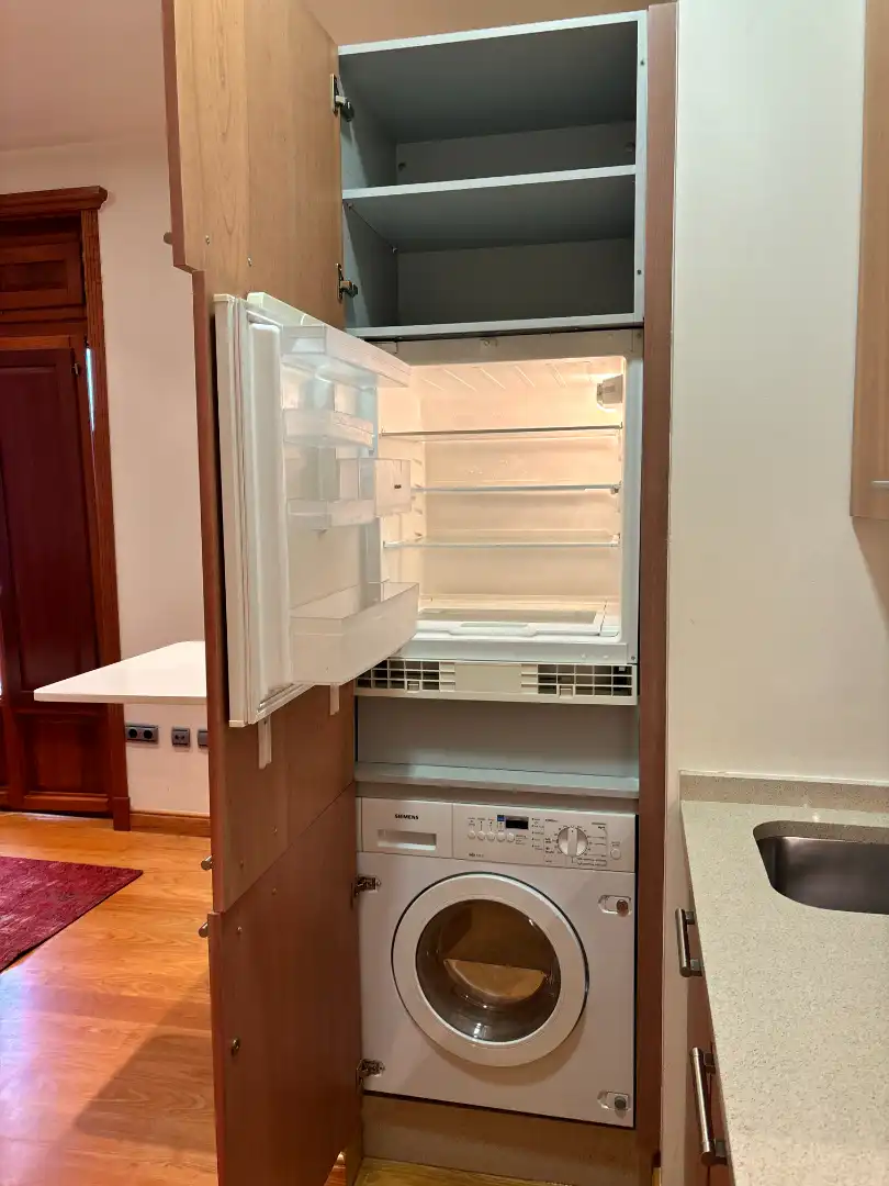 Cocina de Estudio de alquiler en Vigo  con Calefacción, Amueblado y Horno