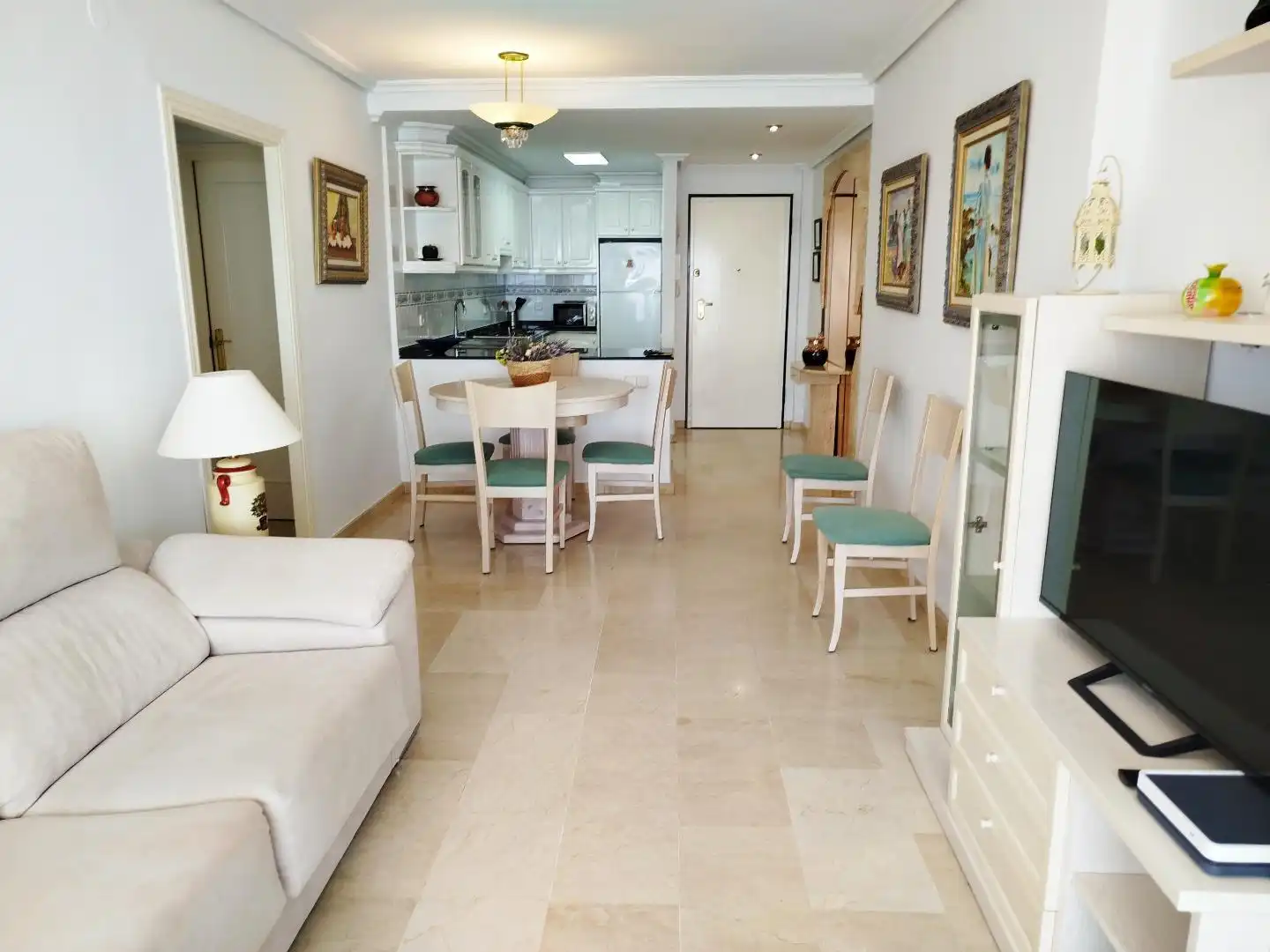 Comedor de Apartamento de alquiler en El Puig de Santa Maria con Terraza, Piscina y Amueblado