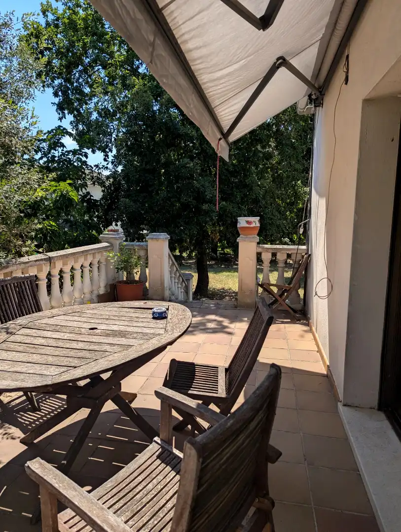 Terrassa de Casa o xalet en venda en La Roca del Vallès amb Aire condicionat, Calefacció i Jardí privat
