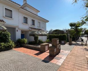 Exterior view of Single-family semi-detached for sale in El Portil  with Heating, Private garden and Parquet flooring
