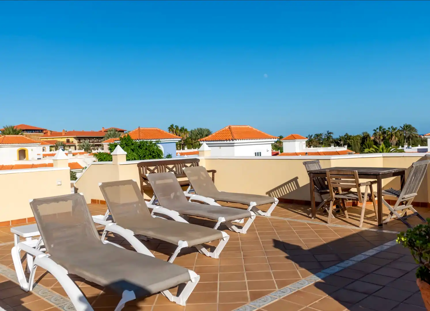 Terrassa de Casa o xalet en venda en Antigua amb Aire condicionat, Jardí privat i Traster