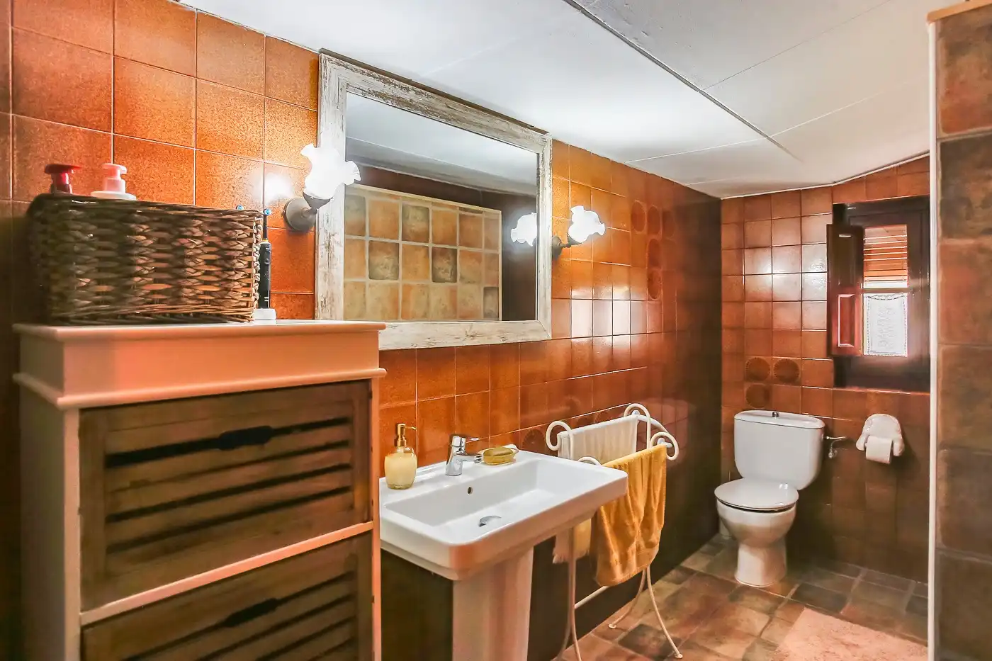 Baño de Finca rústica en venta en Sils