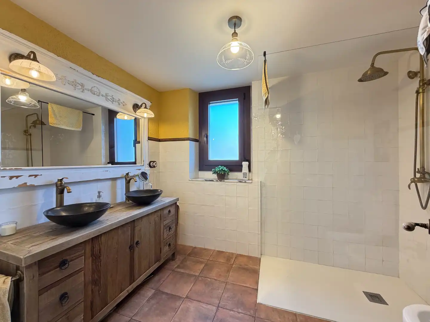 Baño de Finca rústica en venta en Moià con Calefacción, Jardín privado y Parquet