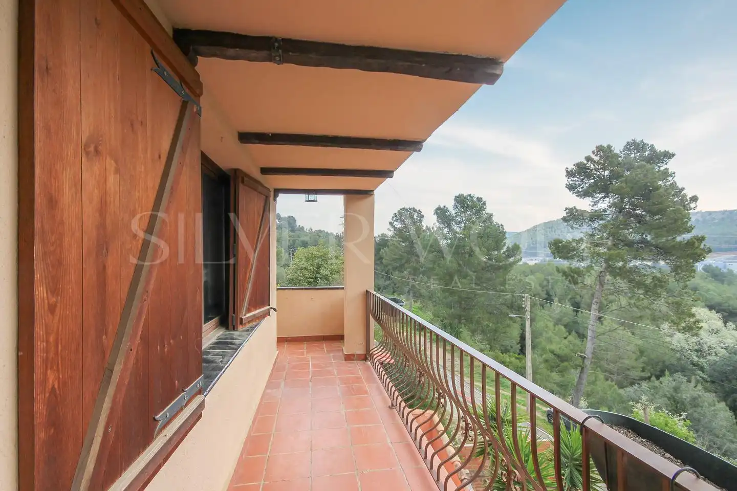 Terraza de Casa o chalet en venta en Vallirana con Aire acondicionado, Calefacción y Jardín privado