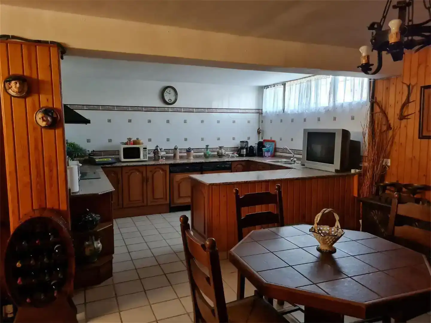 Cuina de Casa o xalet en venda en Zigoitia amb Piscina