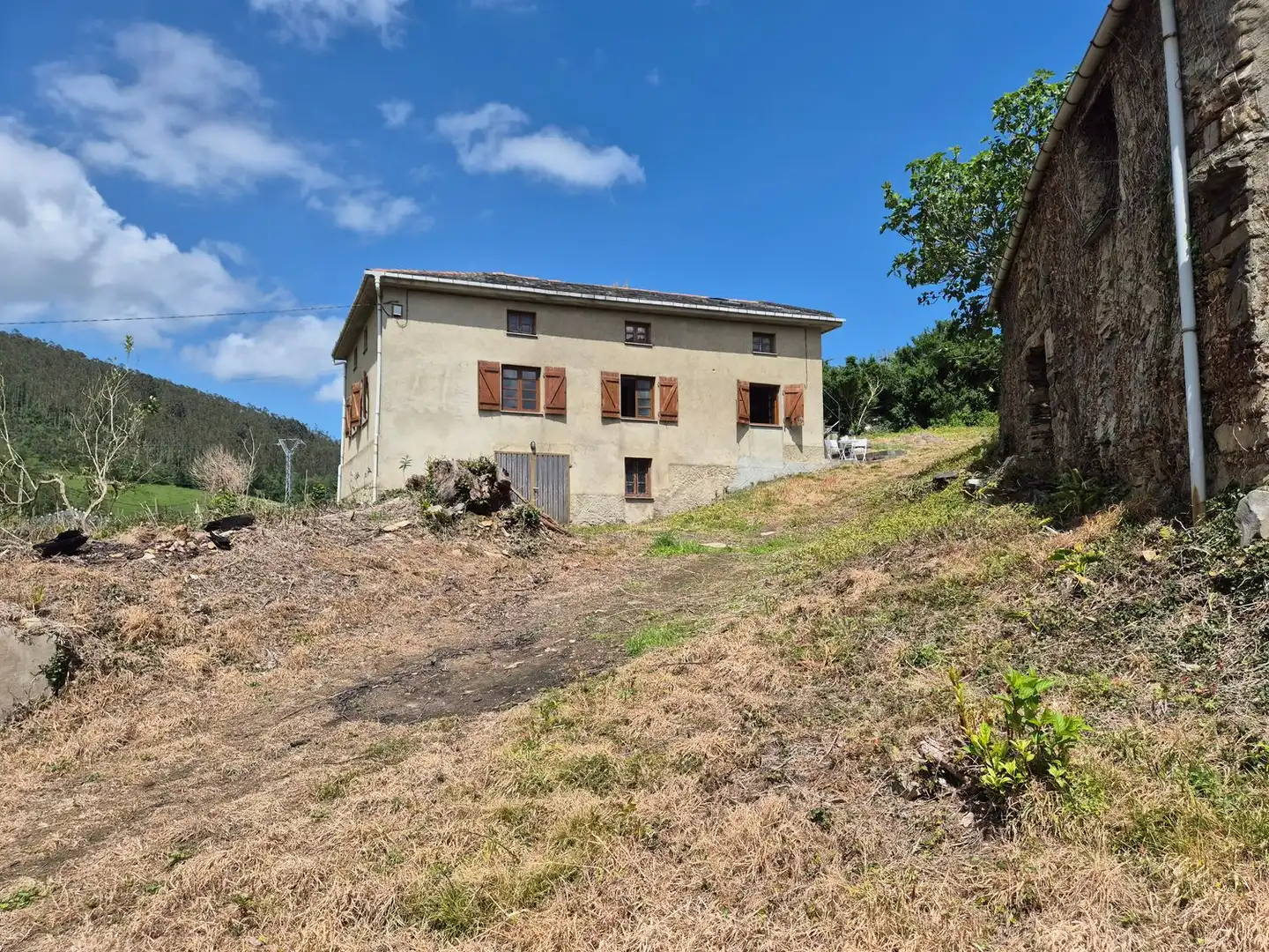 Vista exterior de Casa o chalet en venta en Vegadeo con Trastero y Piscina