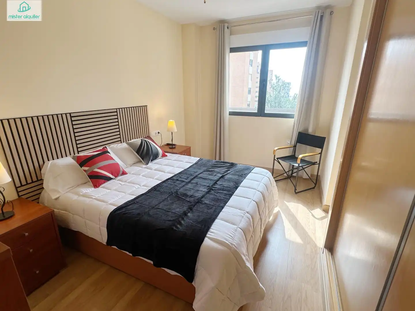 Bedroom of Apartments for rent in El Campello  with Air Conditioner, Heating and Private garden