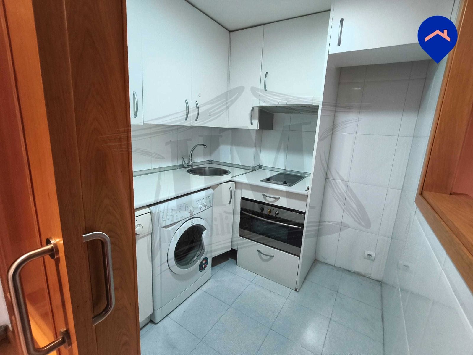 Kitchen of Flat for sale in  Madrid Capital  with Air Conditioner, Heating and Parquet flooring