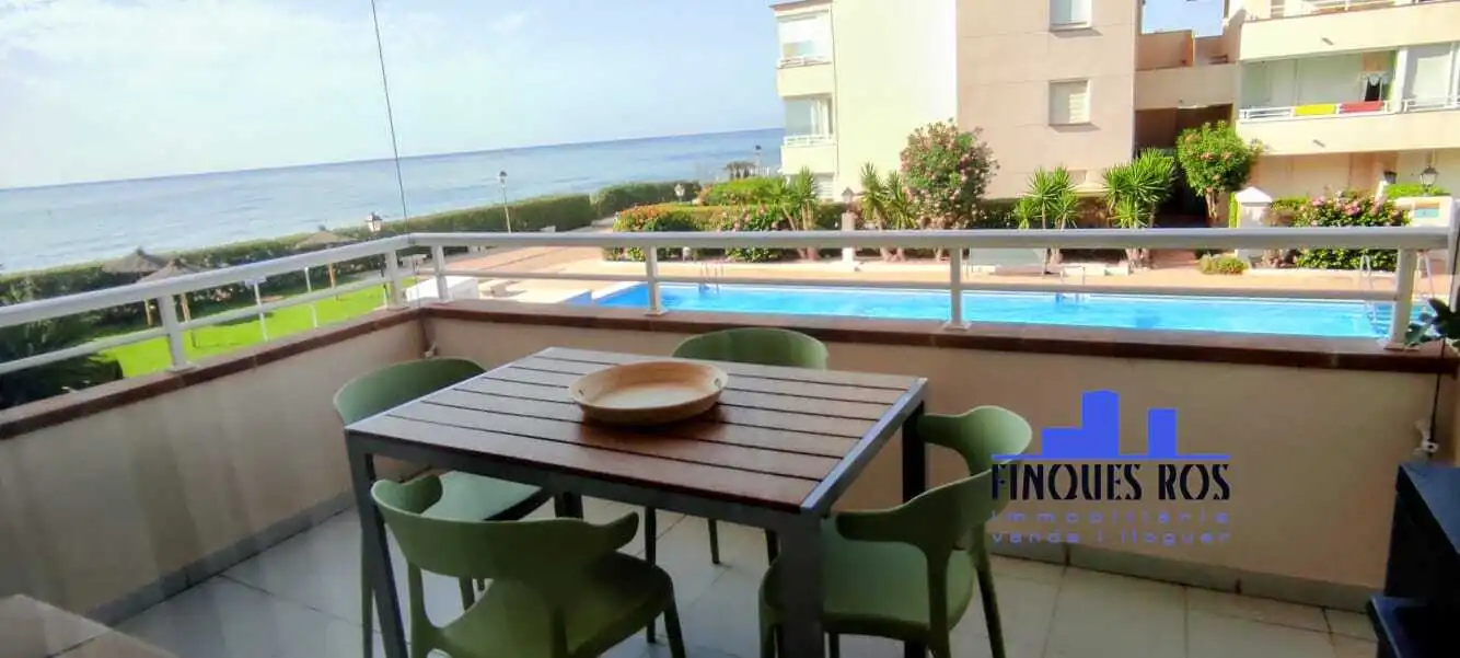 Terrassa de Apartament de lloguer en Vinaròs amb Terrassa, Moblat i Forn