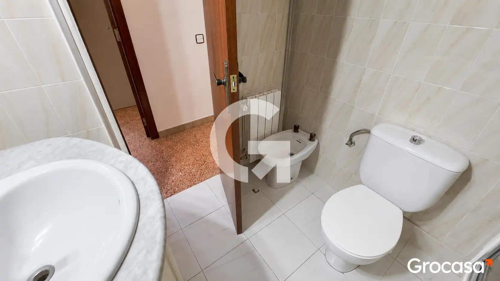 Bathroom of Flat for sale in El Prat de Llobregat  with Air Conditioner, Heating and Oven