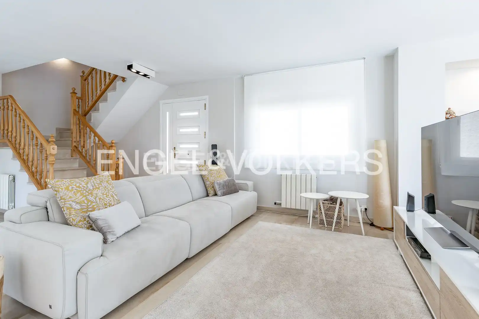 Sala de estar de Casa o chalet en venta en El Masnou con Aire acondicionado, Calefacción y Jardín privado