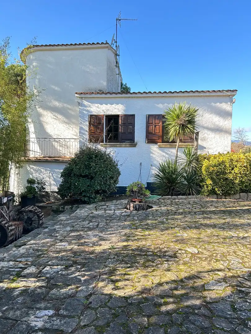 Vista exterior de Casa o chalet en venta en Santa Coloma de Farners con Calefacción, Jardín privado y Terraza
