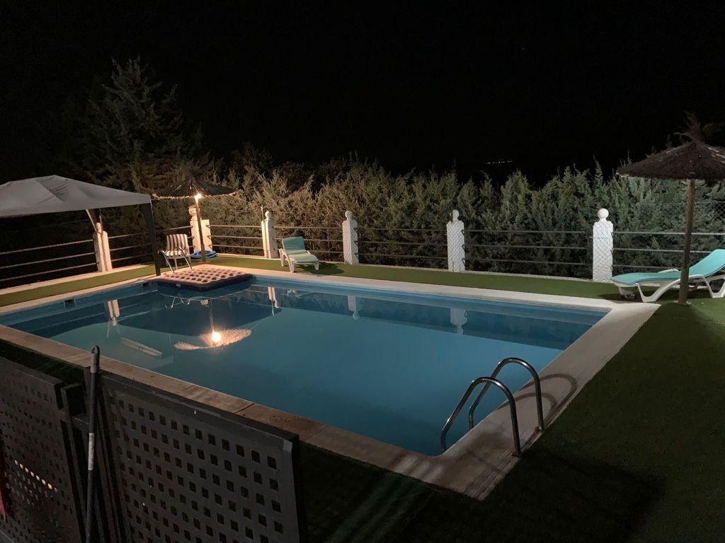 Swimming pool of House or chalet for sale in Cáceres Capital  with Air Conditioner, Terrace and Swimming Pool
