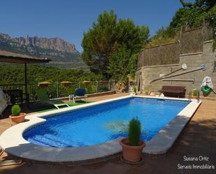 Swimming pool of House or chalet for sale in Vacarisses  with Heating, Terrace and Storage room