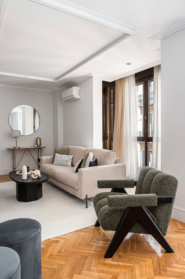 Sala d'estar de Dúplex en venda en  Madrid Capital amb Aire condicionat, Calefacció i Terrassa