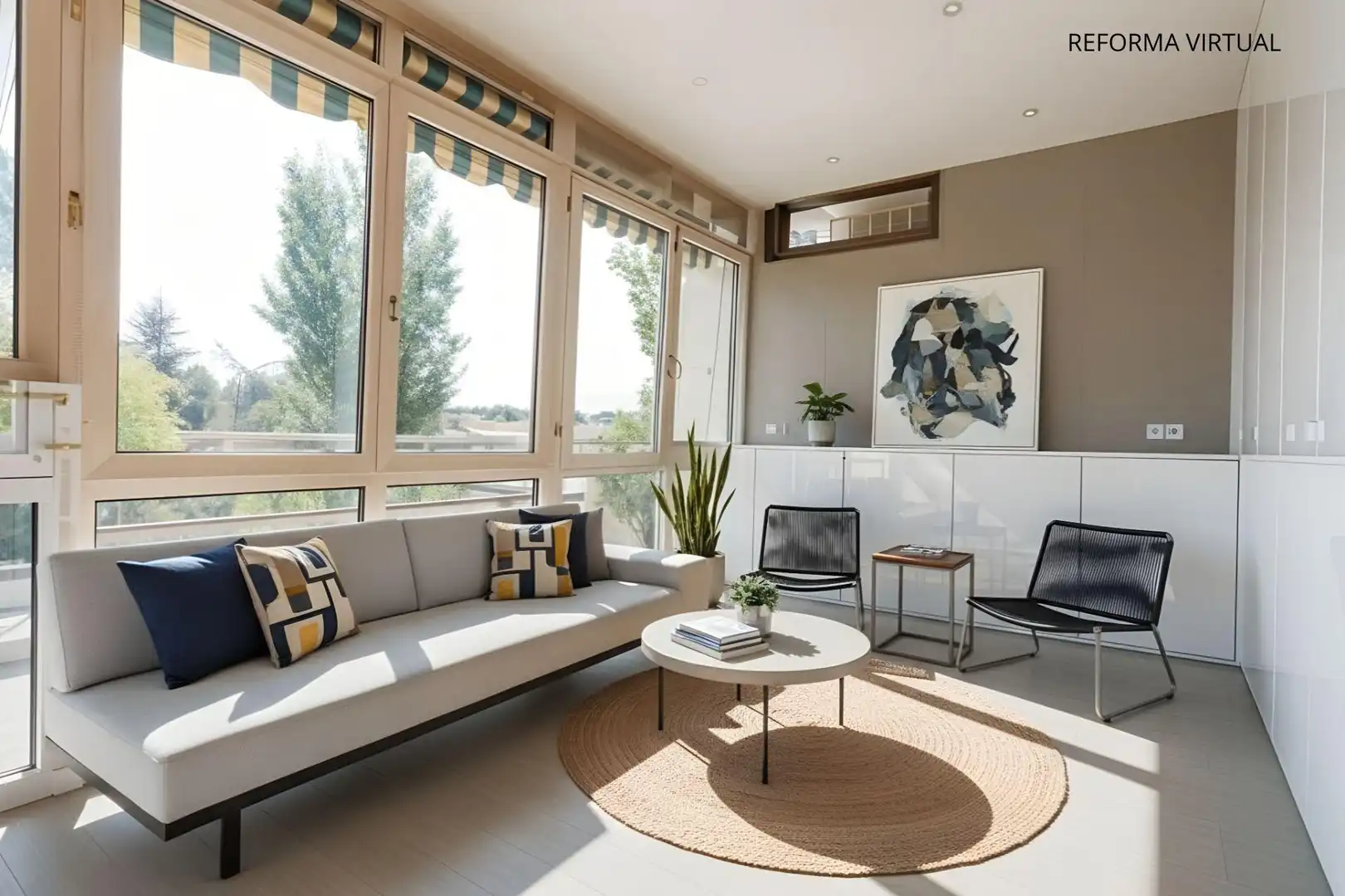 Sala de estar de Piso en venta en Majadahonda con Aire acondicionado, Calefacción y Jardín privado