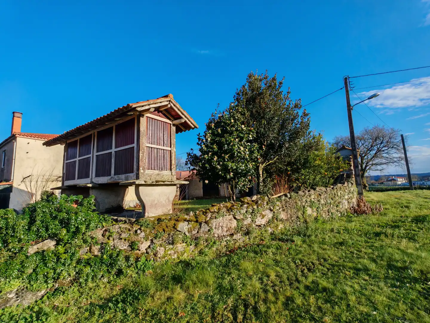 Vista exterior de Casa o chalet en venta en Santiso con Jardín privado, Trastero y Horno