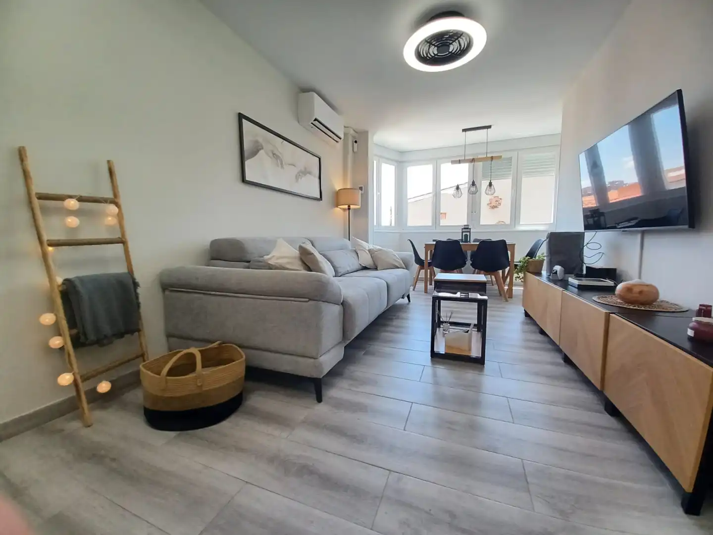Wohnzimmer von Wohnung zum Verkauf in Madrid mit Klimaanlage, Heizung und Möbliert