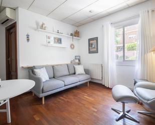 Sala d'estar de Apartament de lloguer en  Barcelona Capital amb Aire condicionat, Moblat i Forn