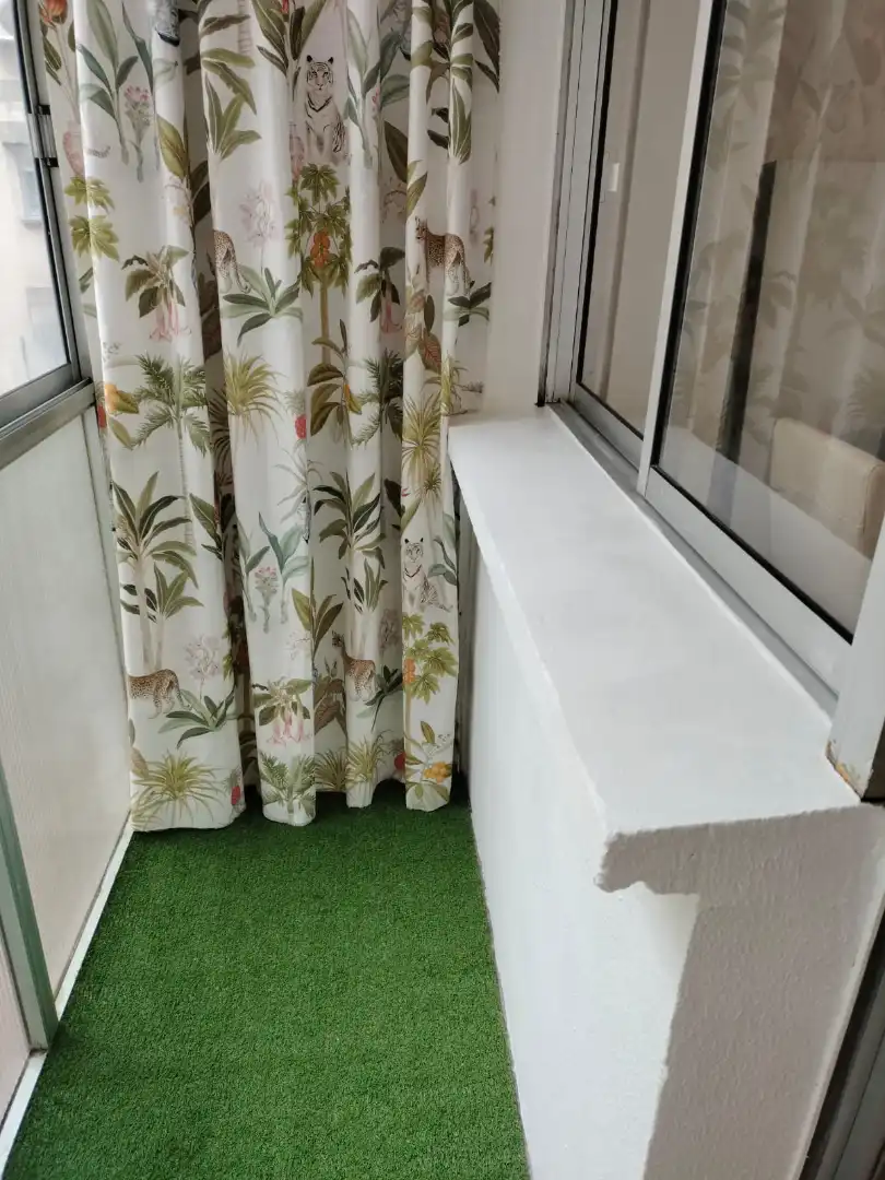 Terraza de Piso de alquiler en Zaragoza con Calefacción, Amueblado y Horno