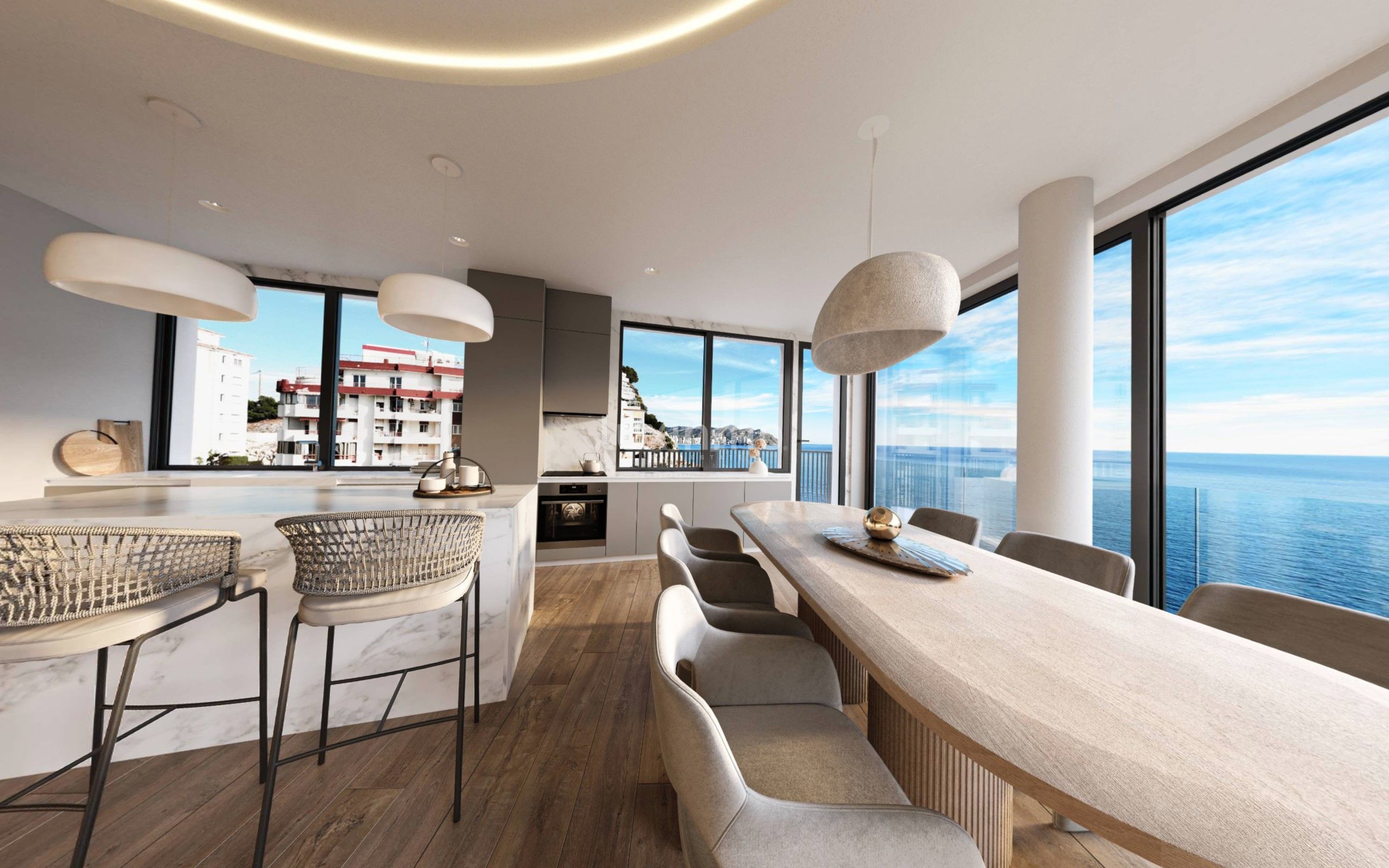 Cuina de Pis en venda en Finestrat amb Aire condicionat, Calefacció i Jardí privat