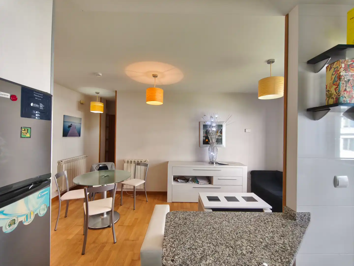 Sala d'estar de Apartament en venda en Conxo